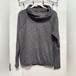 Lululemon Healthy Heart Coco Pique Pullover sweatshirt women’s 6 cowl‎ neck